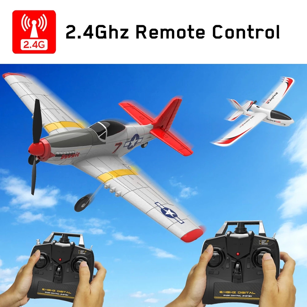 Limited Promo Eachine Mini Mustang P-51D EPP 400mm Wingspan 2.4G 6-Axis ...